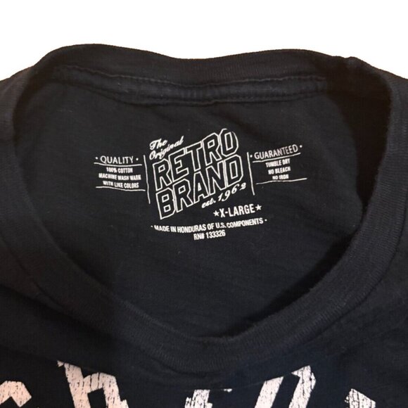 Retro Brand High Point University Men's Short Sleeve Black/White T-Shirt Size XL - Picture 2 of 5